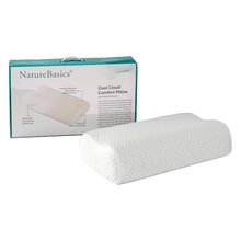 Load image into Gallery viewer, NatureBasics Cool Cloud Comfort Pillow with packaging on a white background