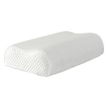 Load image into Gallery viewer, White ergonomic pillow on a white background