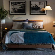 Load image into Gallery viewer, The Cleo bed frame is especially suitable for those who favor a peaceful pre-bedtime reading session. It features an adjustable neck rest, providing ideal posture support with no need for extra pillows. In addition, its headboard conveniently conceals storage space to maximize your room's capacity.