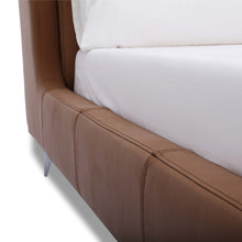 Load image into Gallery viewer, The Cleo bed frame is especially suitable for those who favor a peaceful pre-bedtime reading session. It features an adjustable neck rest, providing ideal posture support with no need for extra pillows. In addition, its headboard conveniently conceals storage space to maximize your room's capacity.