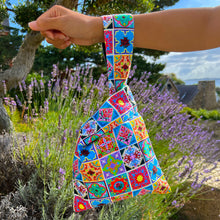 Load image into Gallery viewer, Japanese Knot Bag: Heritage Tiles
