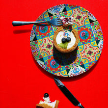 Load image into Gallery viewer, Heritage Tile Bamboo Plates Set (4 piece)
