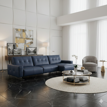 Load image into Gallery viewer, Oliver L-Shaped Sectional Sofa - Leather
