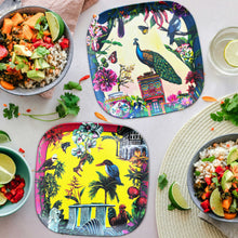 Load image into Gallery viewer, City in Nature Bamboo Plates Set: Treasures edition (2 piece)
