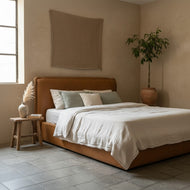Teri Storage Bed - Leather