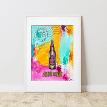 Load image into Gallery viewer, Not Just a Little Red Dot: Tiger Beer (Framed print)
