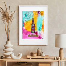 Load image into Gallery viewer, Not Just a Little Red Dot: Tiger Beer (Framed print)
