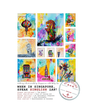 Load image into Gallery viewer, Singapore Collage: Tote Bag
