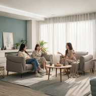 Zoe 2.5-Seater Sofa - Fabric