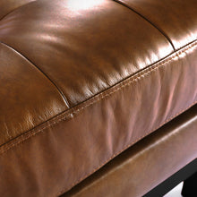 Load image into Gallery viewer, Mitch Ottoman - Leather
