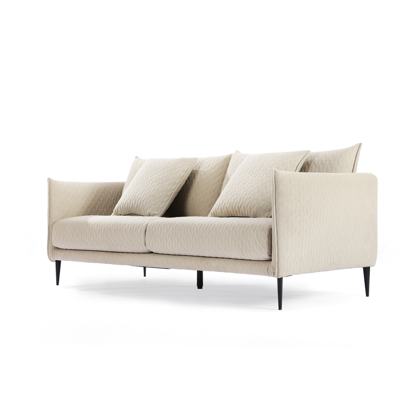 Moire 3-Seater Sofa - Fabric