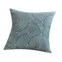 Load image into Gallery viewer, Decorative Swirl Cushion - Teal
