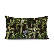 Jungle Night Lumbar Cushion Cover